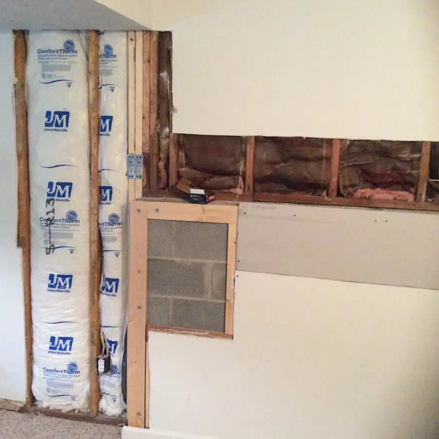 Wall insulation replacement during Structural Drying in Columbine